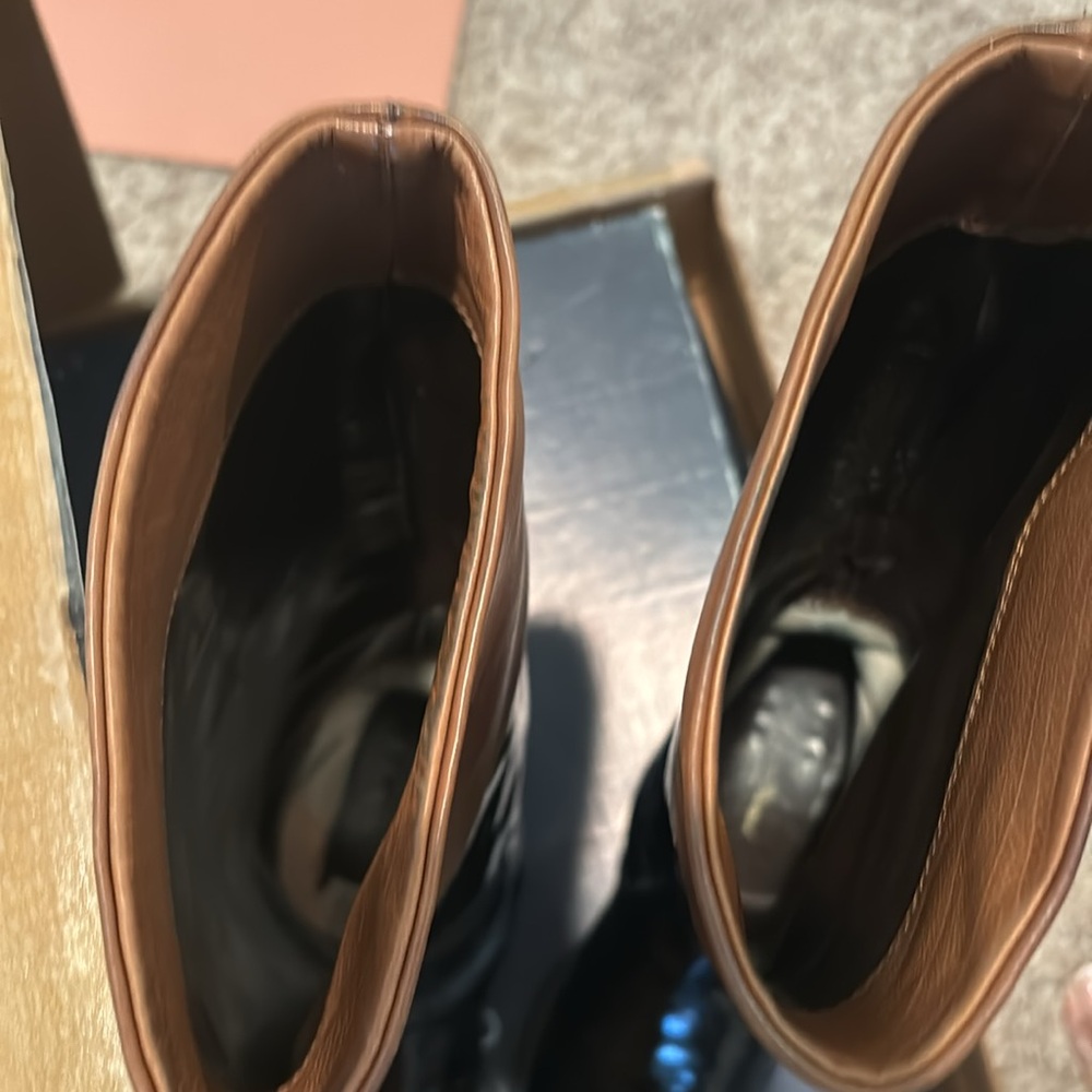 Genuine Leather & Patent Boots 👢 - Picture 2 of 5
